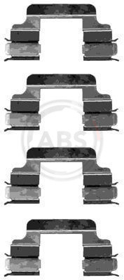A.B.S. Zubehörsatz, Scheibenbremsbelag