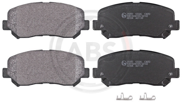 A.B.S. Bremsbelagsatz, Scheibenbremse