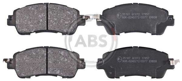 A.B.S. Bremsbelagsatz, Scheibenbremse