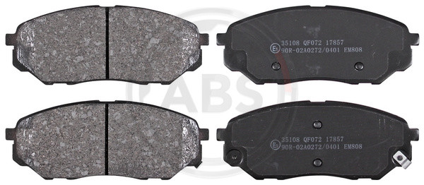 A.B.S. Bremsbelagsatz, Scheibenbremse