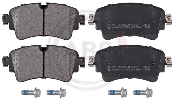 A.B.S. Bremsbelagsatz, Scheibenbremse