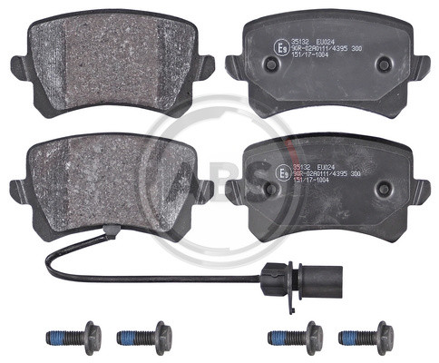 A.B.S. Bremsbelagsatz, Scheibenbremse