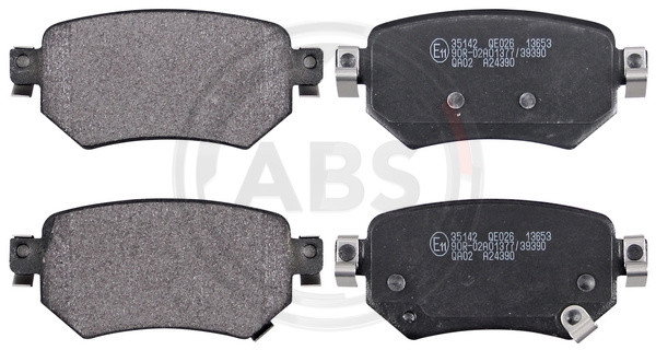 A.B.S. Bremsbelagsatz, Scheibenbremse