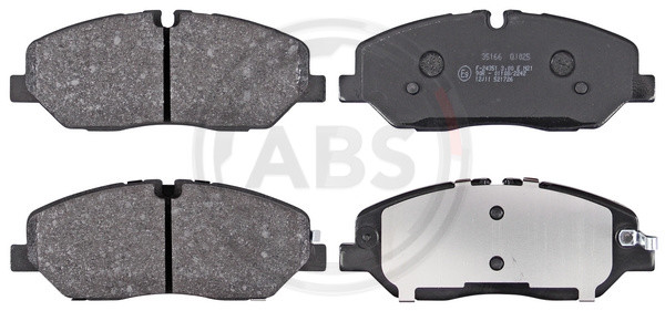 A.B.S. Bremsbelagsatz, Scheibenbremse