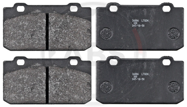 A.B.S. Bremsbelagsatz, Scheibenbremse