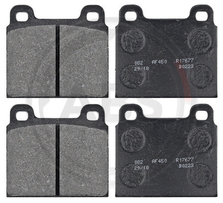 A.B.S. Bremsbelagsatz, Scheibenbremse