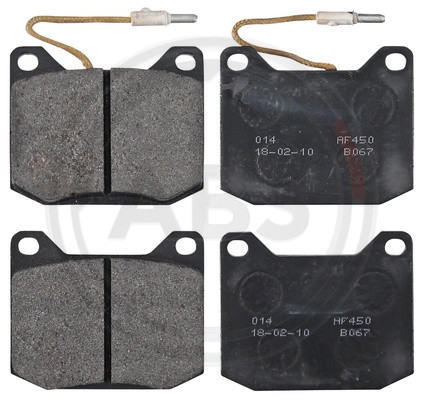 A.B.S. Bremsbelagsatz, Scheibenbremse