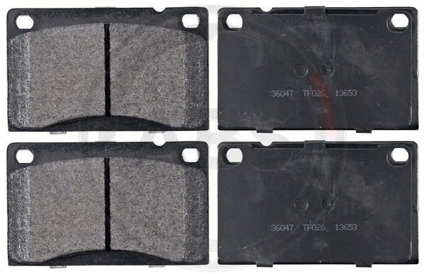 A.B.S. Bremsbelagsatz, Scheibenbremse