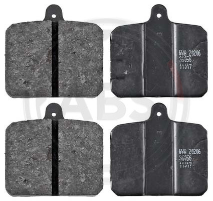 A.B.S. Bremsbelagsatz, Scheibenbremse