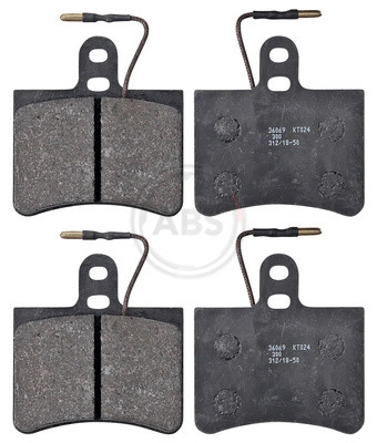 A.B.S. Bremsbelagsatz, Scheibenbremse