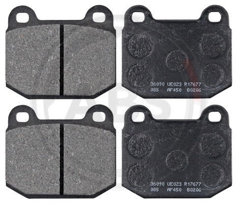 A.B.S. Bremsbelagsatz, Scheibenbremse