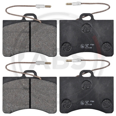 A.B.S. Bremsbelagsatz, Scheibenbremse