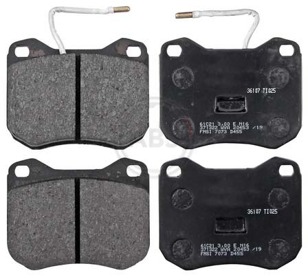 A.B.S. Bremsbelagsatz, Scheibenbremse