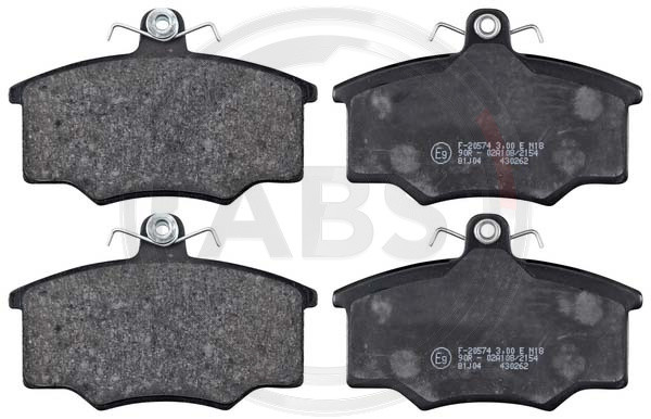 A.B.S. Bremsbelagsatz, Scheibenbremse