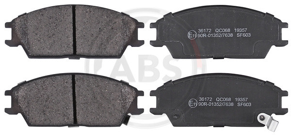 A.B.S. Bremsbelagsatz, Scheibenbremse