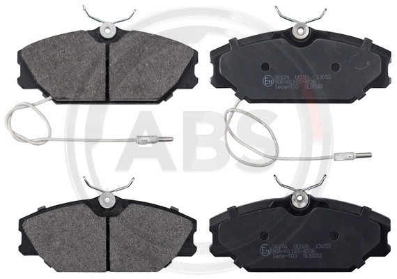 A.B.S. Bremsbelagsatz, Scheibenbremse