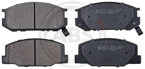 A.B.S. Bremsbelagsatz, Scheibenbremse