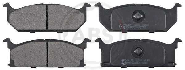 A.B.S. Bremsbelagsatz, Scheibenbremse