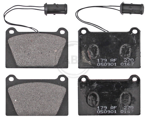 A.B.S. Bremsbelagsatz, Scheibenbremse