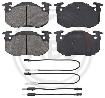 A.B.S. Bremsbelagsatz, Scheibenbremse