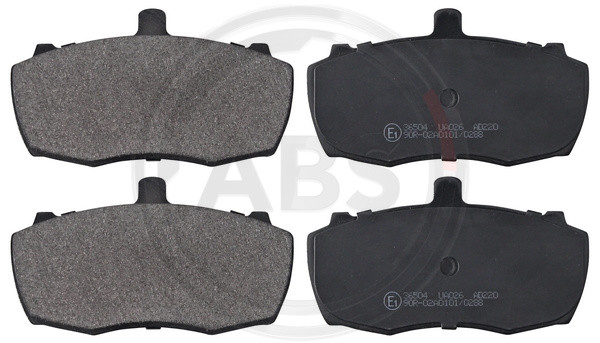 A.B.S. Bremsbelagsatz, Scheibenbremse