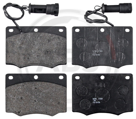 A.B.S. Bremsbelagsatz, Scheibenbremse