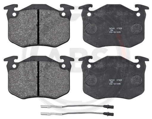 A.B.S. Bremsbelagsatz, Scheibenbremse