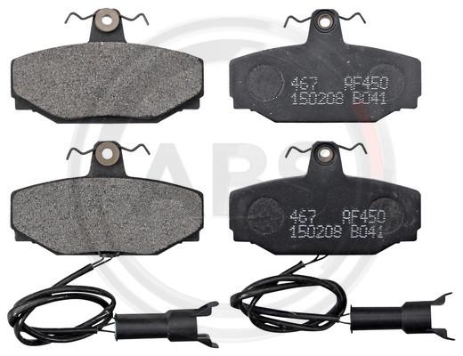 A.B.S. Bremsbelagsatz, Scheibenbremse