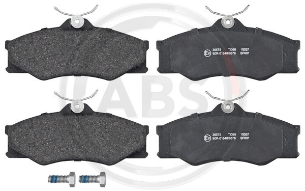 A.B.S. Bremsbelagsatz, Scheibenbremse