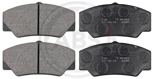 A.B.S. Bremsbelagsatz, Scheibenbremse