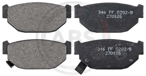 A.B.S. Bremsbelagsatz, Scheibenbremse