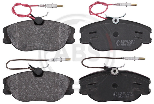 A.B.S. Bremsbelagsatz, Scheibenbremse