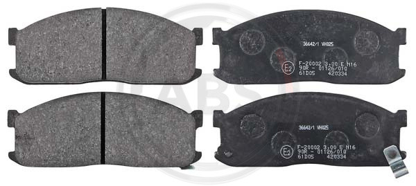 A.B.S. Bremsbelagsatz, Scheibenbremse