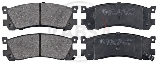 A.B.S. Bremsbelagsatz, Scheibenbremse