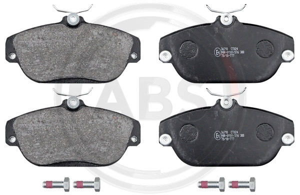 A.B.S. Bremsbelagsatz, Scheibenbremse