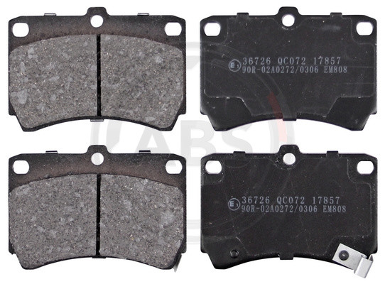 A.B.S. Bremsbelagsatz, Scheibenbremse