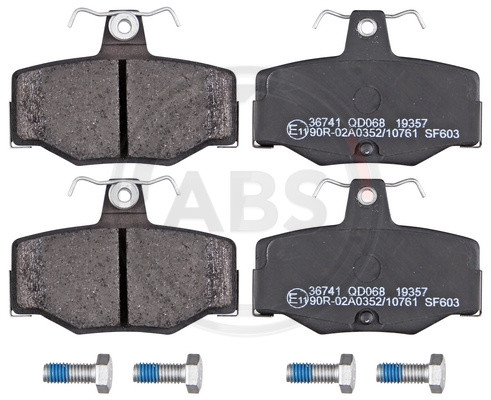 A.B.S. Bremsbelagsatz, Scheibenbremse