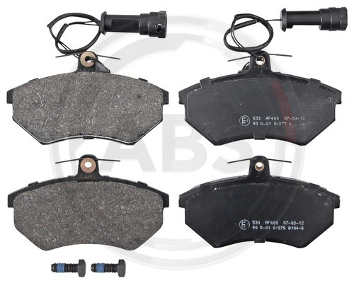 A.B.S. Bremsbelagsatz, Scheibenbremse