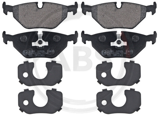 A.B.S. Bremsbelagsatz, Scheibenbremse