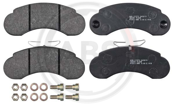 A.B.S. Bremsbelagsatz, Scheibenbremse