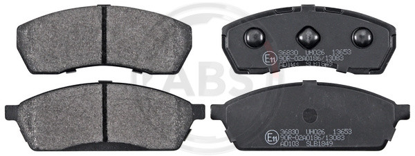 A.B.S. Bremsbelagsatz, Scheibenbremse