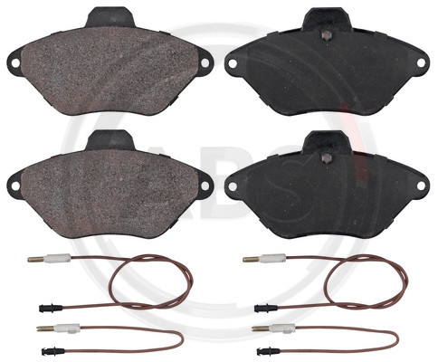 A.B.S. Bremsbelagsatz, Scheibenbremse