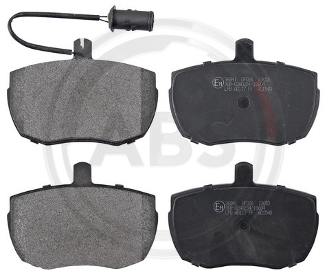 A.B.S. Bremsbelagsatz, Scheibenbremse