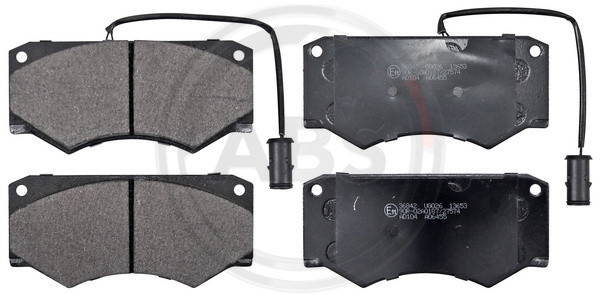 A.B.S. Bremsbelagsatz, Scheibenbremse