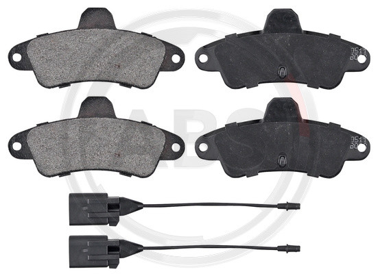 A.B.S. Bremsbelagsatz, Scheibenbremse