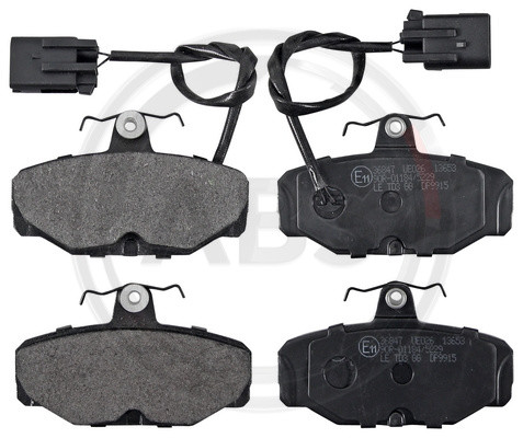 A.B.S. Bremsbelagsatz, Scheibenbremse