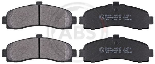 A.B.S. Bremsbelagsatz, Scheibenbremse