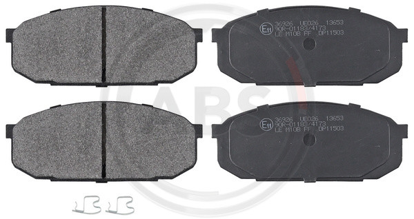 A.B.S. Bremsbelagsatz, Scheibenbremse