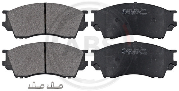 A.B.S. Bremsbelagsatz, Scheibenbremse