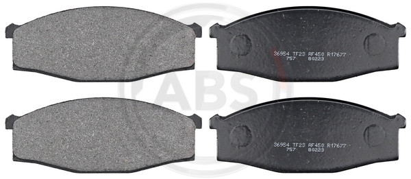 A.B.S. Bremsbelagsatz, Scheibenbremse